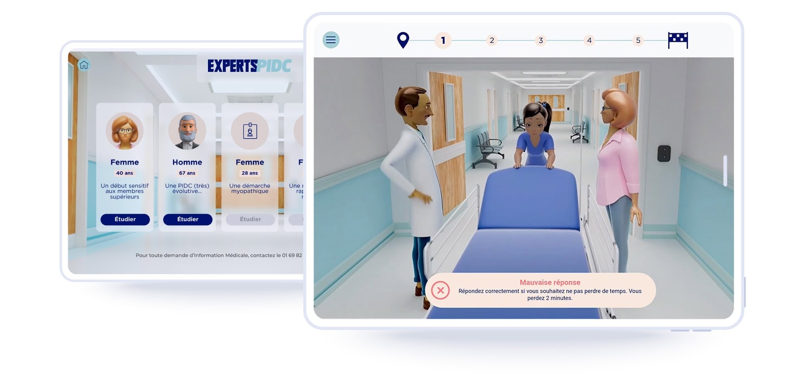 Serious-game, jeux sérieux, formation, cas clinique